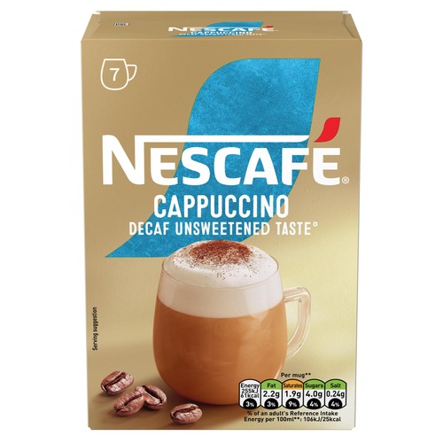 Cappuccino decaf sachets - decaf,